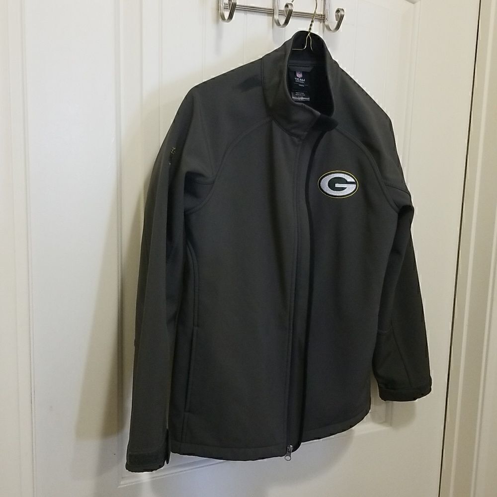 NFL Team Apparel Jacket  Green Bay Packers Collar  Youth sz Medium / Wms Large